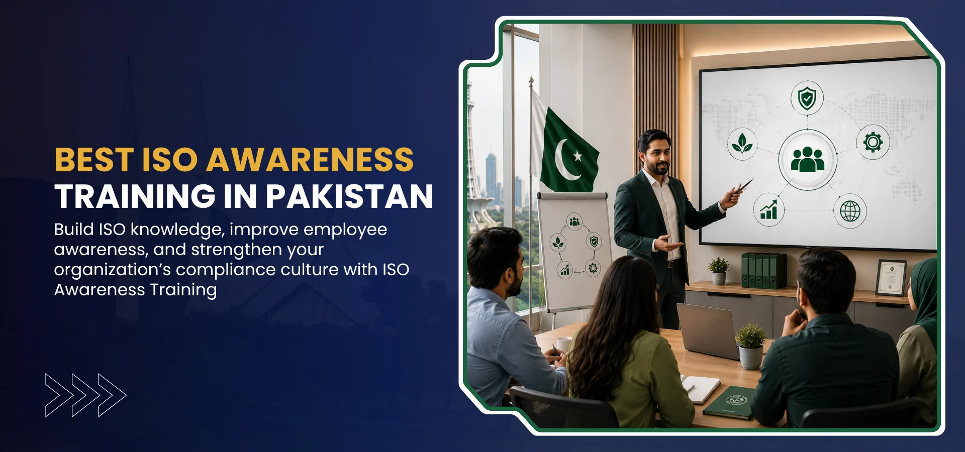 ISO training in Pakistan ISO awareness course Pakistan ISO awareness training course ISO 9001 awareness training ISO 14001 awareness training ISO 45001 awareness training Corporate ISO training Pakistan ISO training for employees ISO Awareness Training in Pakistan
