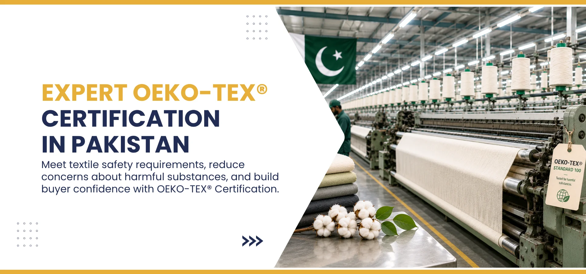 OEKO-TEX Certification Pakistan OEKO-TEX Standard 100 Pakistan Textile Product Safety Certification Pakistan Chemical Compliance Consultancy Pakistan Sustainable Textile Certification Pakistan Export Textile Certification Pakistan OEKO-TEX Certification in Pakistan